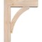 Ekena Millwork Thorton Block Smooth Bracket w/ Offset Brace, Douglas Fir, 5 1/2"W x 18"D x 22"H BKT0604X18X22THR05SDF - alternate 2